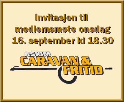 Medlemsmøte hos Askim Caravan & Fritid